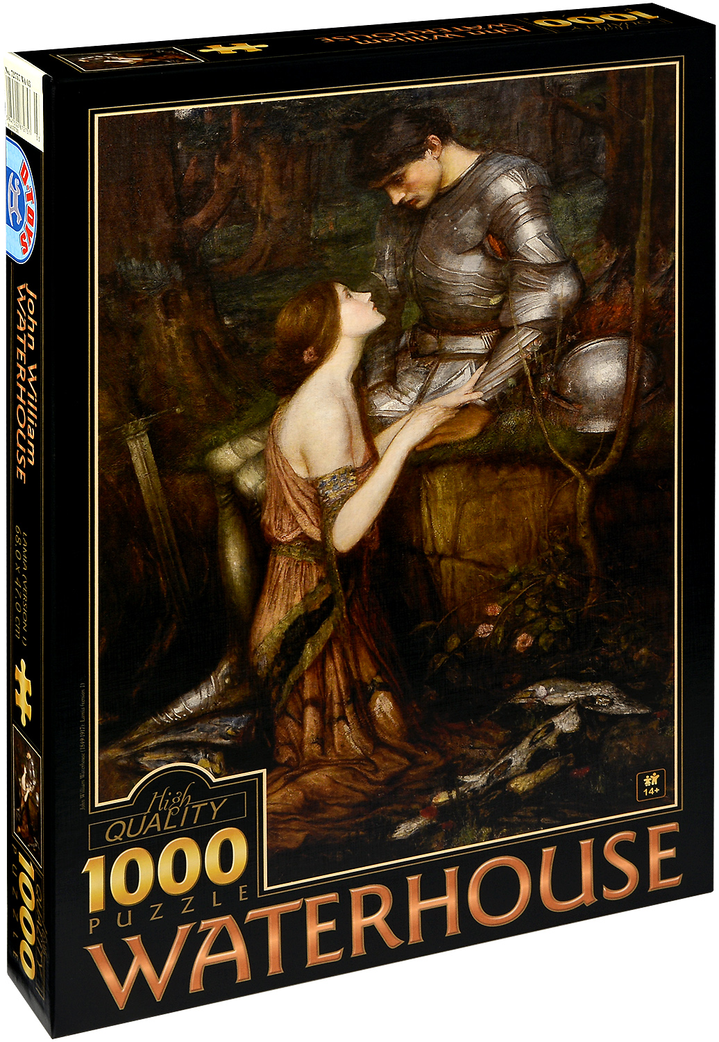 Пъзел D-Toys от 1000 части – Ламя, Джон Уилям Уотърхаус