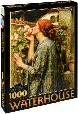 Пъзел D-Toys от 1000 части – Душата на розата, Джон Уилям Уотърхаус