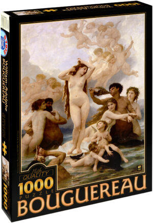 Пъзел D-Toys от 1000 части – Раждането на Венера, Уилям-Адолф Бугеро