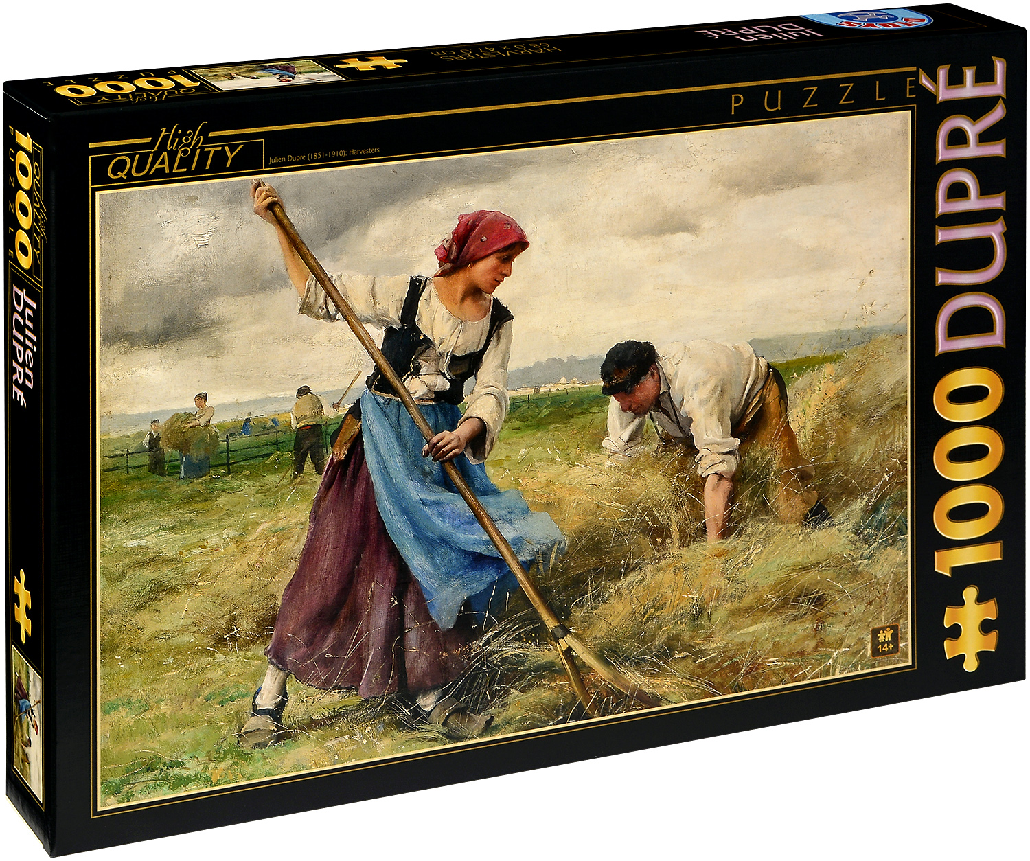 Пъзел D-Toys от 1000 части – Жътвари, Жулиен Дюпре