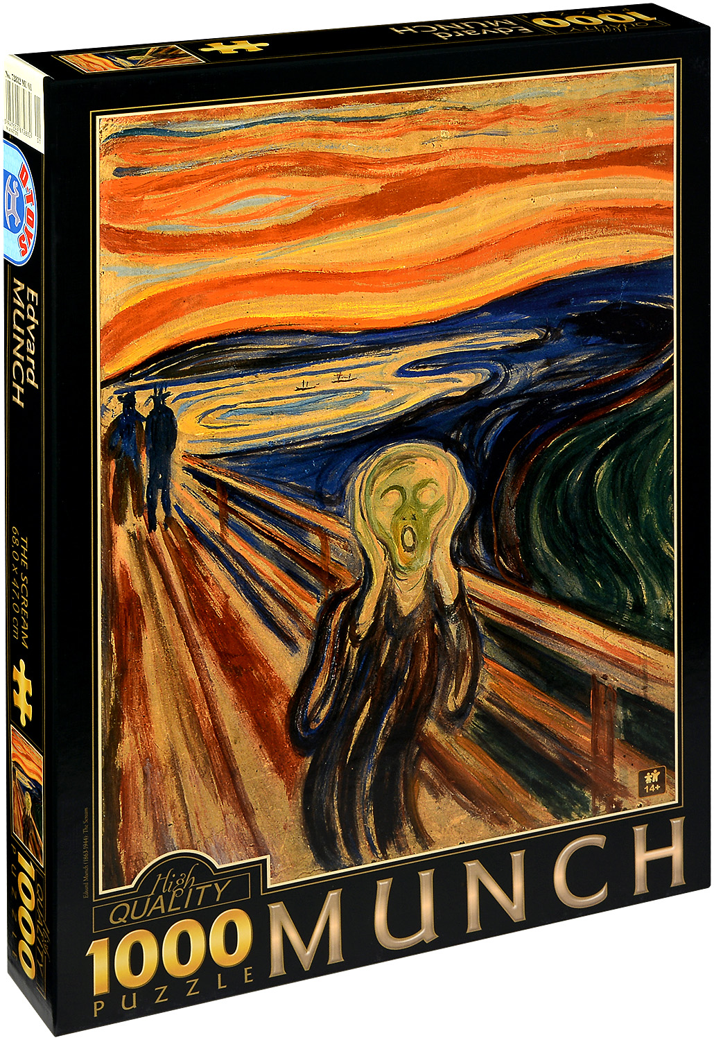 Пъзел D-Toys от 1000 части – Викът, Едвард Мунк