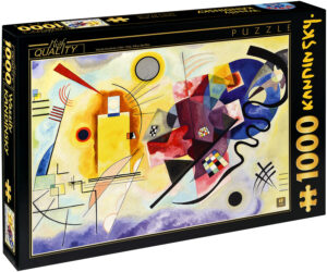 Пъзел D-Toys от 1000 части – Жълто-Червено-Синьо, Василий Кандински