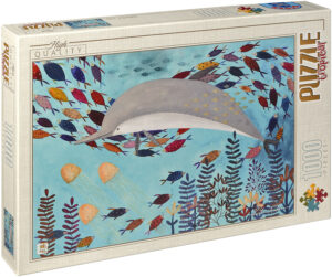 Пъзел D-Toys от 1000 части – Делфин, Андреа Кюрти