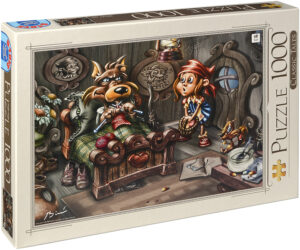 Пъзел D-Toys от 1000 части – Червената шапчица, Биро Донат