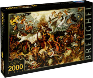 Пъзел D-Toys от 2000 части – Изгонването на ангелите, Питер Брьогел Стария
