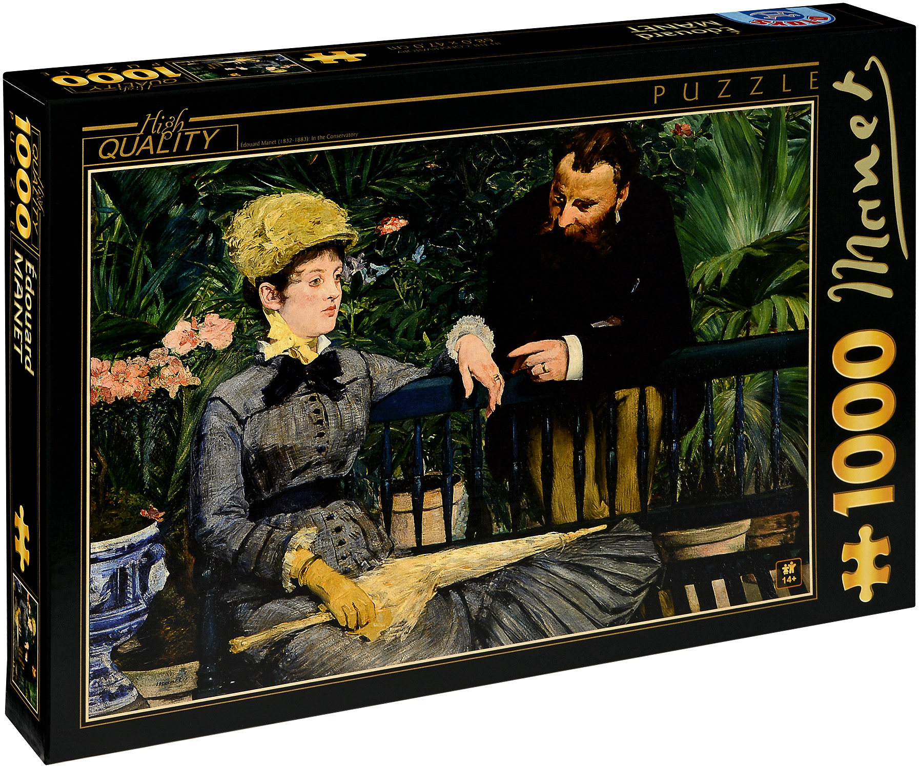 Пъзел D-Toys от 1000 части - В зимната градина, Едуар Мане