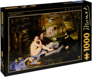 Пъзел D-Toys от 1000 части - Закуска на тревата, Едуар Мане