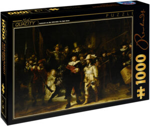 Пъзел D-Toys от 1000 части – Нощна стража, Рембранд ван Рейн