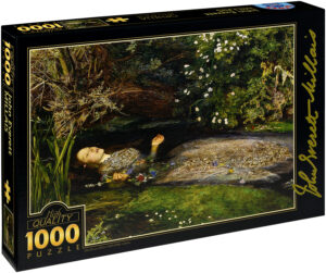 Пъзел D-Toys от 1000 части – Офелия, Джон Евърет Миле