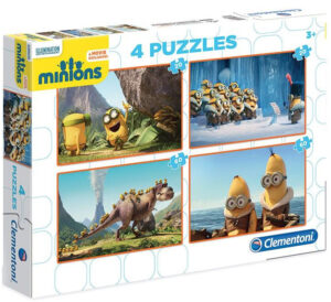 Пъзел Clementoni 4 в 1 - Миньони