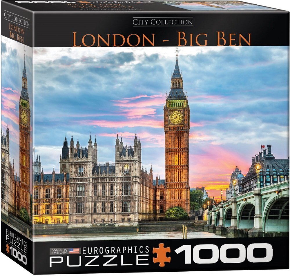 Пъзел Eurographics от 1000 части - Биг Бен, Лондон