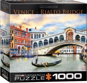 Пъзел Eurographics от 1000 части - Мост Риалто, Венеция