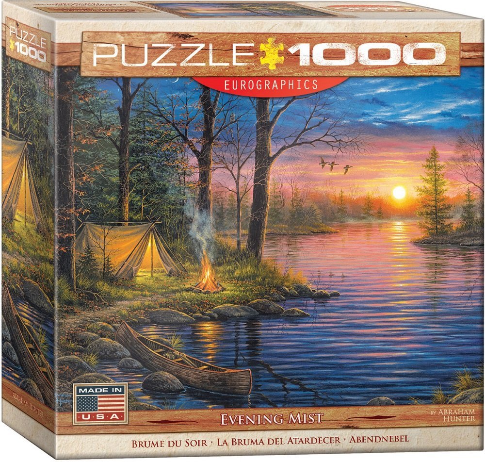 Пъзел Eurographics от 1000 части - Вечерна мъгла, Ейбрахам Хънтър