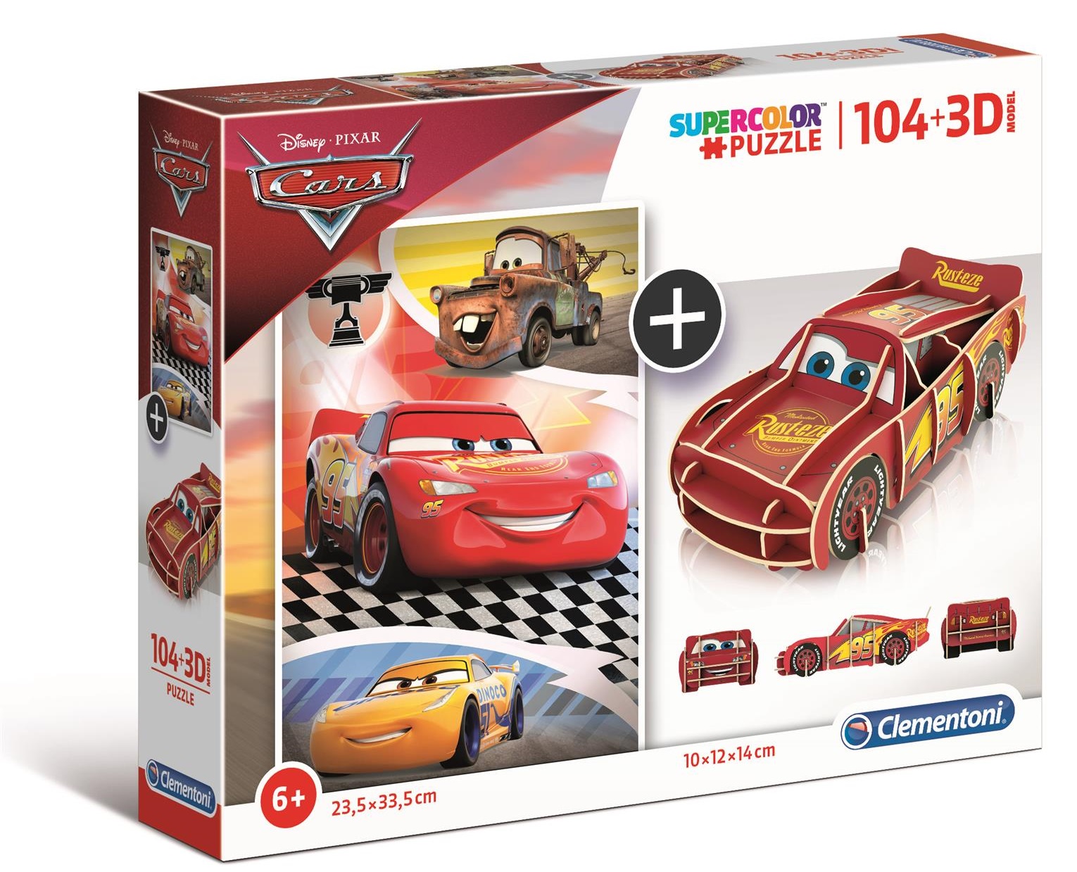 Пъзел Clementoni от 104 части и 3D модел - Колите