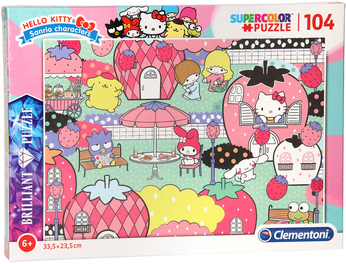 Холограмен пъзел Clementoni от 104 части - Hello Kitty