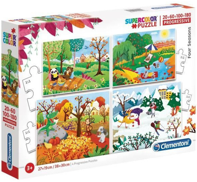 Пъзел Clementoni 4 в 1 - Сезоните