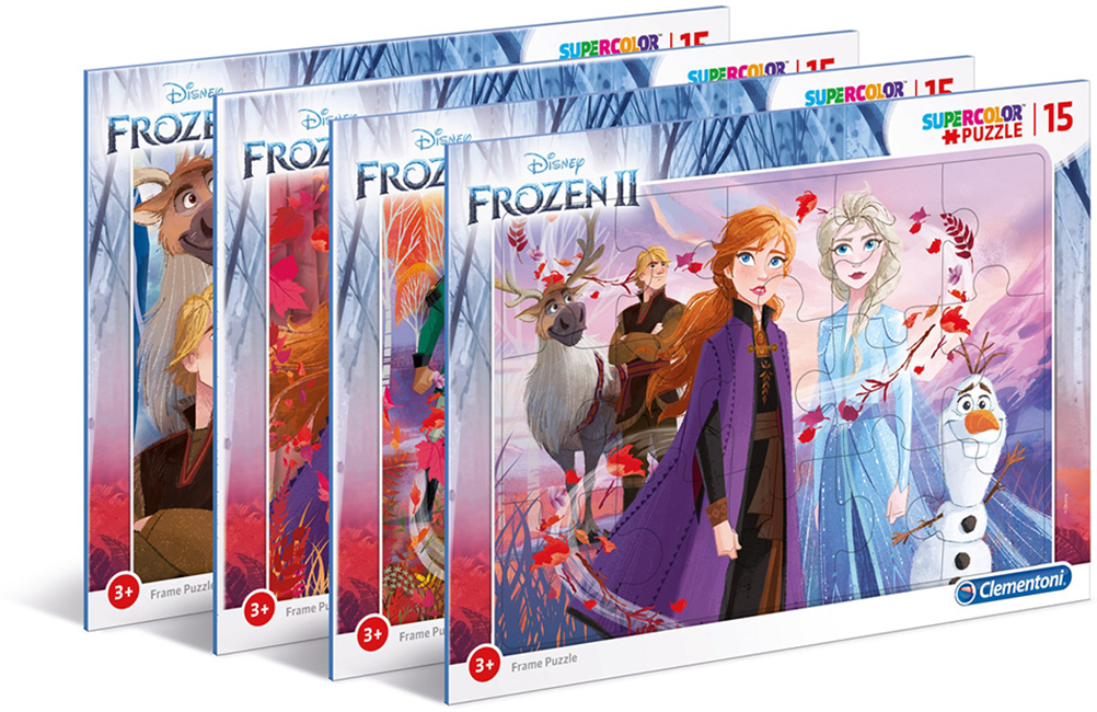 Пъзел Clementoni от 15 части -  Замръзналото кралство 2, асортимент