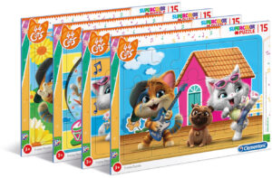 Пъзел Clementoni от 15 части - 44 Котки, асортимент
