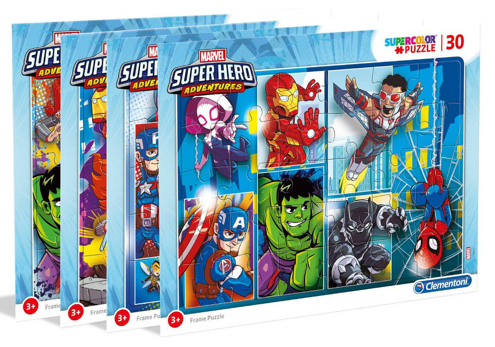 Пъзел Clementoni от 30 части - Супергероите на Марвел, асортимент