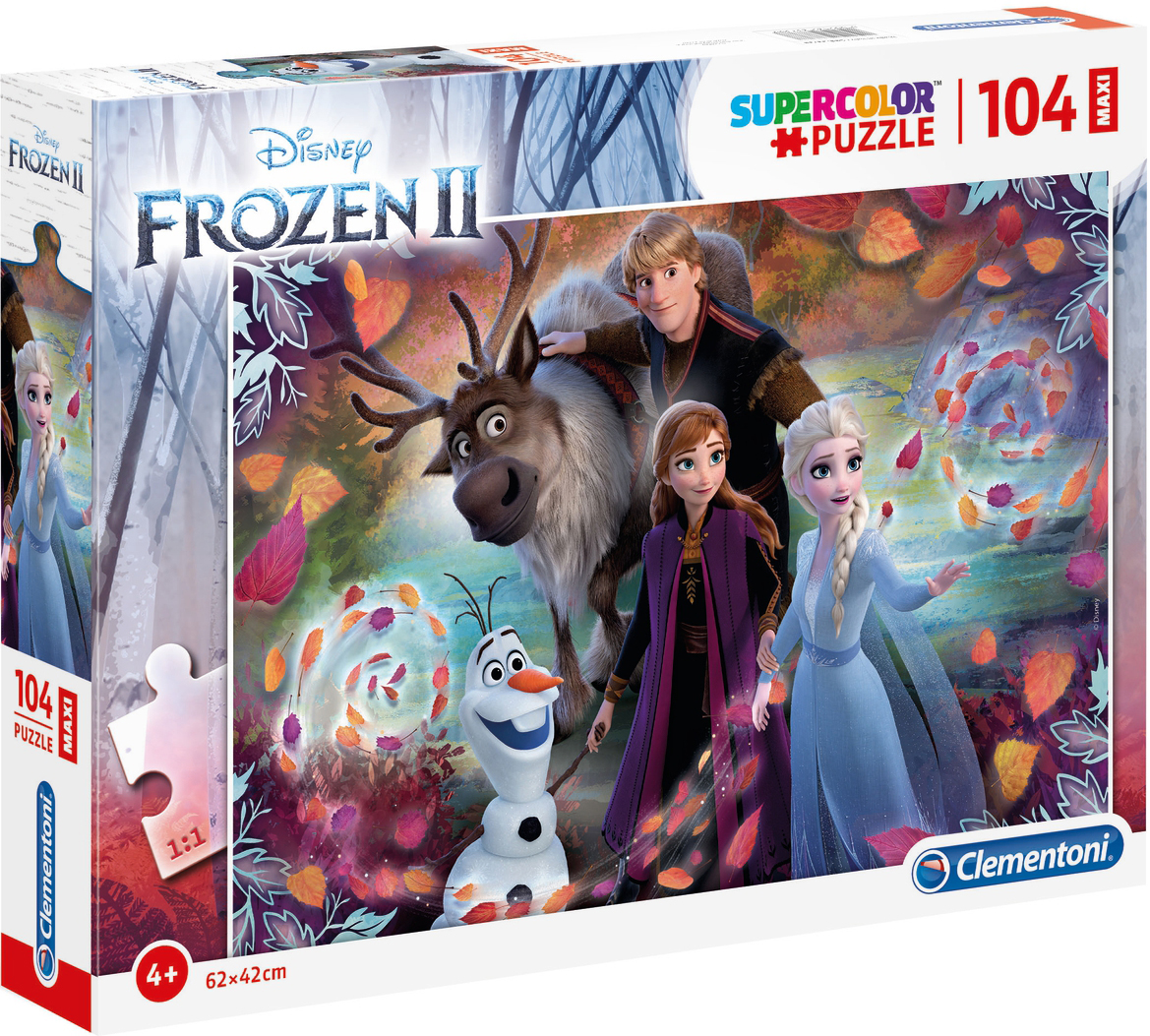 Пъзел Clementoni от 104 макси части - Замръзналото кралство 2