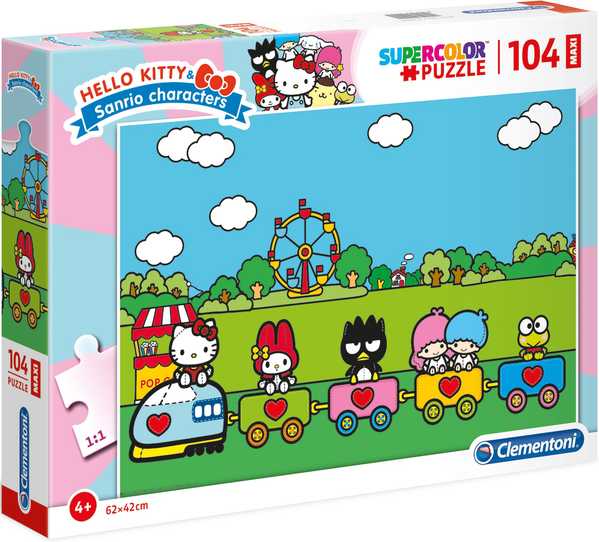 Пъзел Clementoni от 104 макси части - Hello Kitty