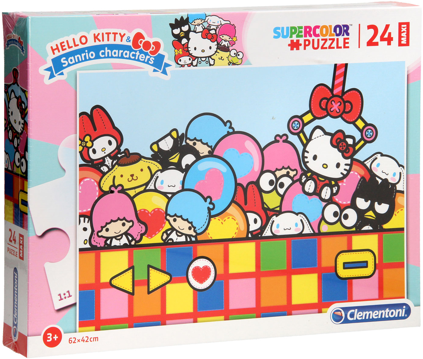 Пъзел Clementoni от 24 макси части - Hello Kitty