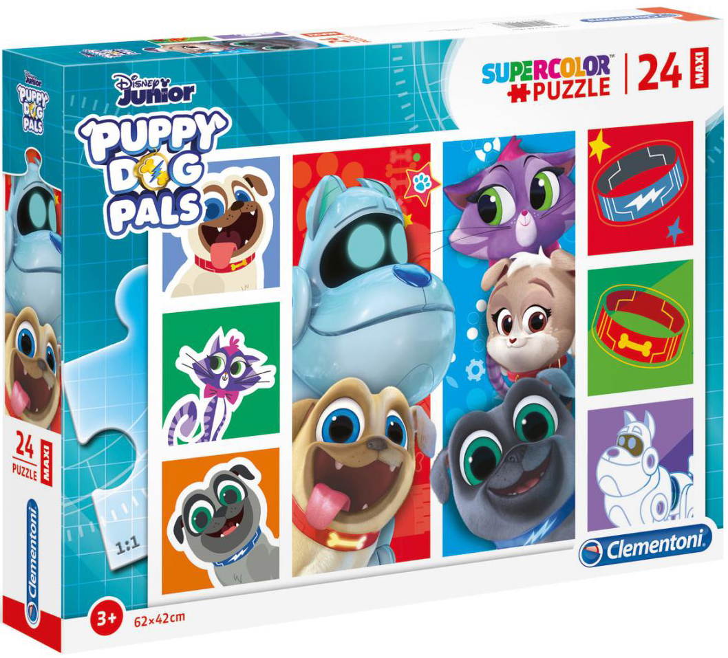 Пъзел Clementoni от 24 макси части - Puppy Dog Pals