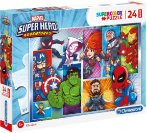 Пъзел Clementoni от 24 макси части - Супергероите на Марвел