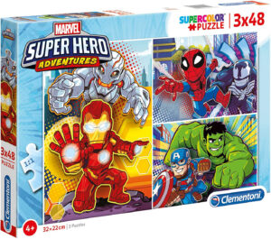 Пъзел Clementoni от 3 x 48 части - Супергероите на Марвел