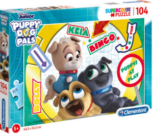 Пъзел Clementoni от 104 части - Puppy Dog Pals