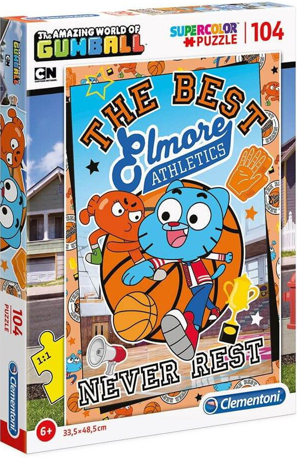 Пъзел Clementoni от 104 части - Gumball