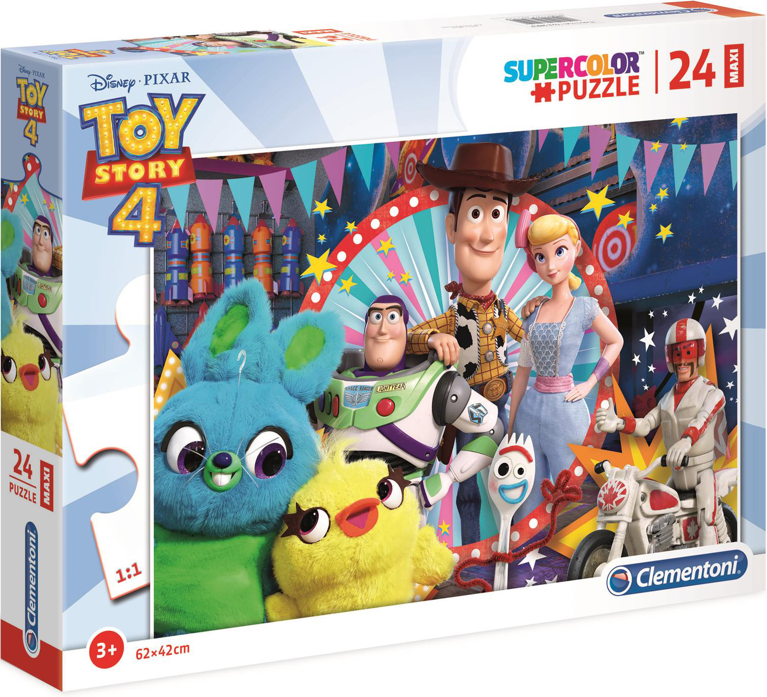 Пъзел Clementoni от 24 макси части - Героите от Играта на играчките 4