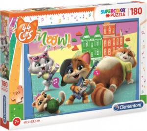 Пъзел Clementoni от 180 части - 44 Котки