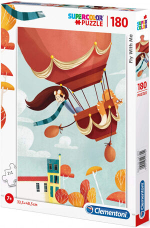 Пъзел Clementoni от 180 части - Полети със мен