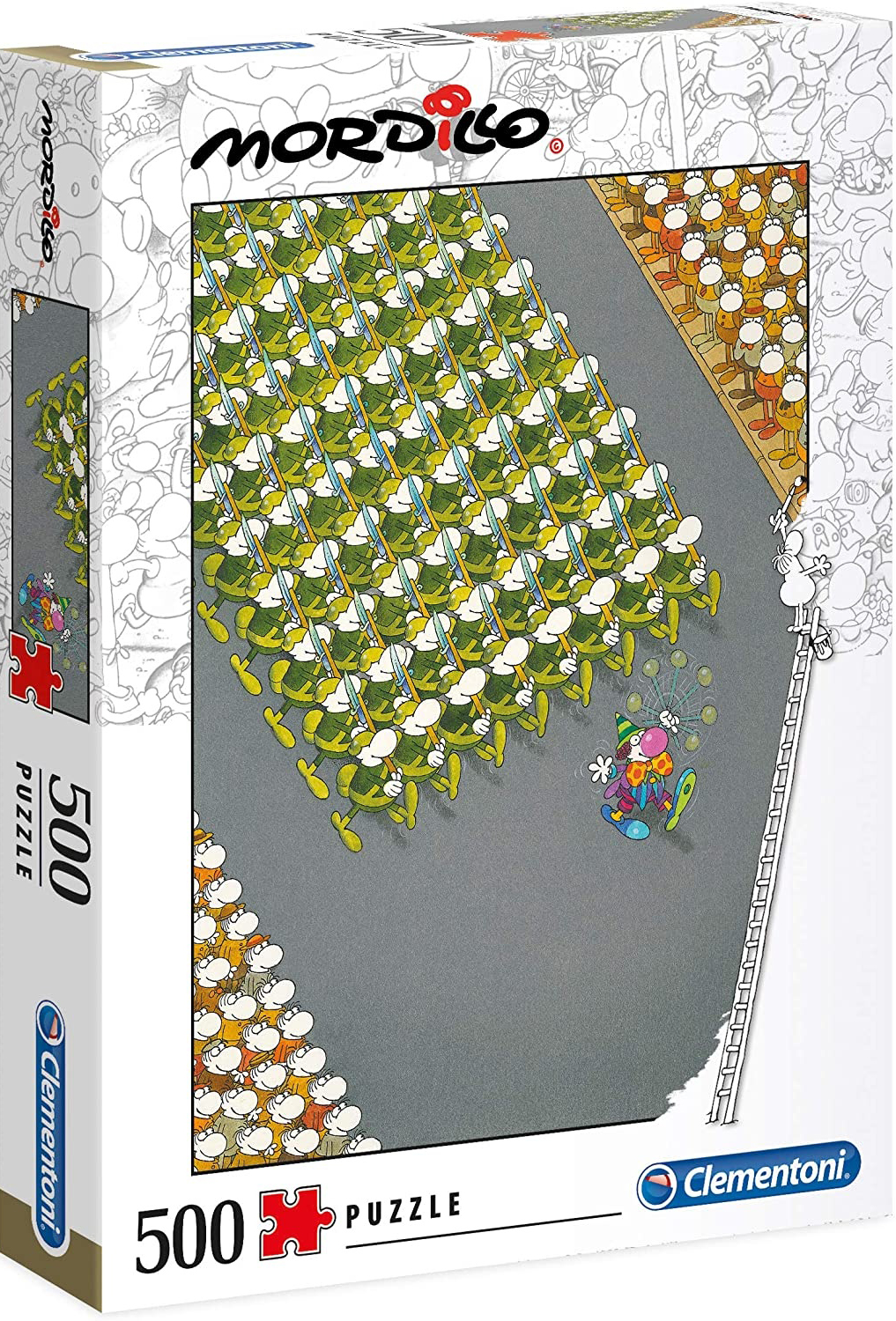 Пъзел Clementoni от 500 части - Маршът, Гилермо Мордильо