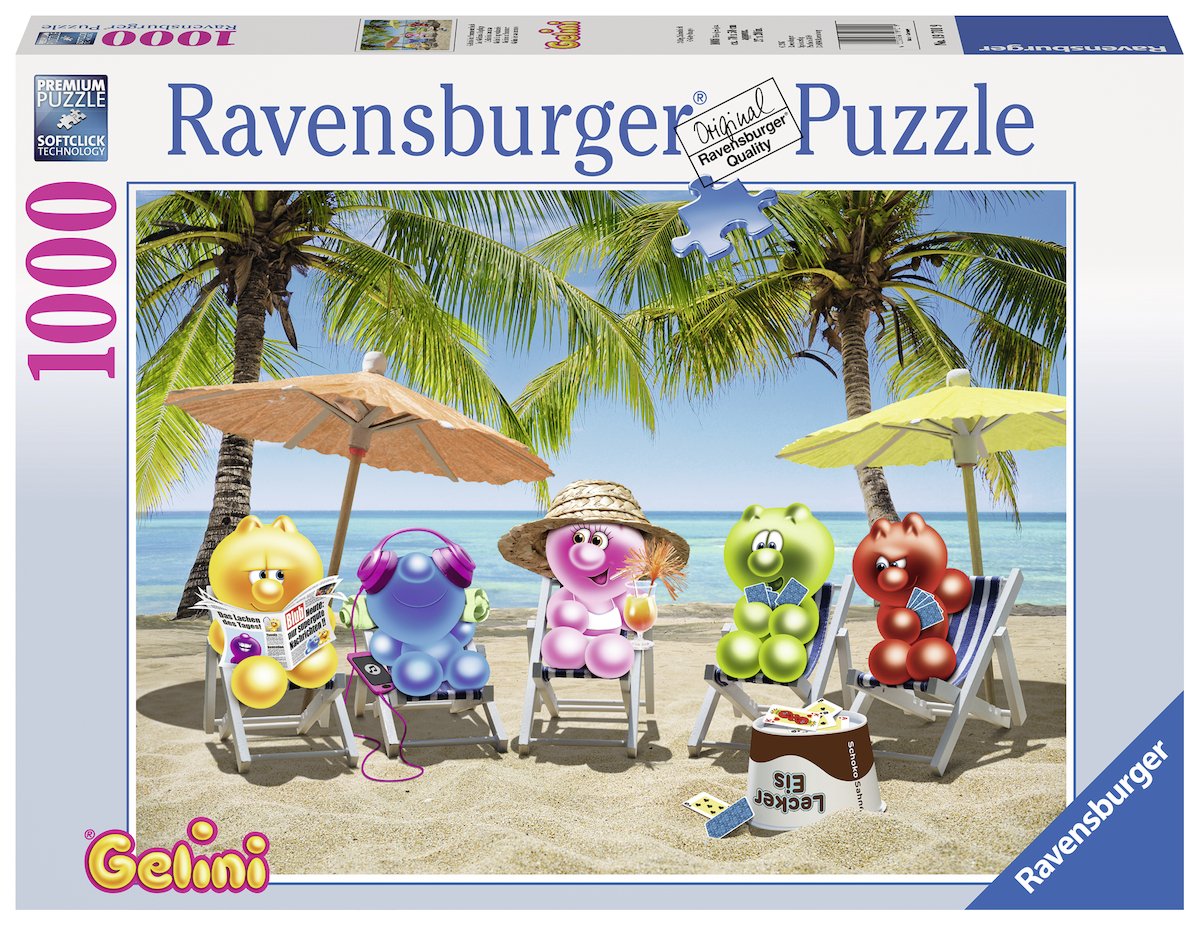 Пъзел Ravensburger от 1000 части - Лятна почивка