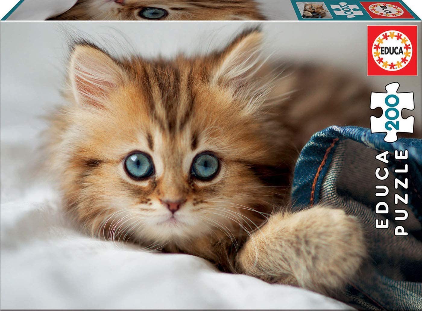 Пъзел Educa от 200 части - Котенце