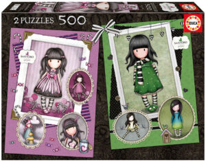 Пъзел Educa Gorjuss от 2 x 500 части - Захар и подправки