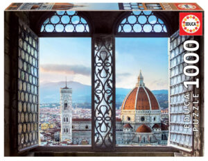 Пъзел Educa от 1000 части - Гледка към Флоренция