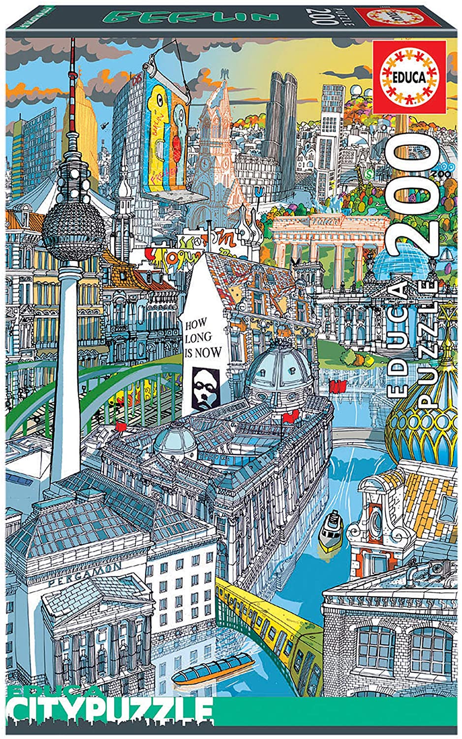 Четириизмерен пъзел Educa от 200 части - Берлин