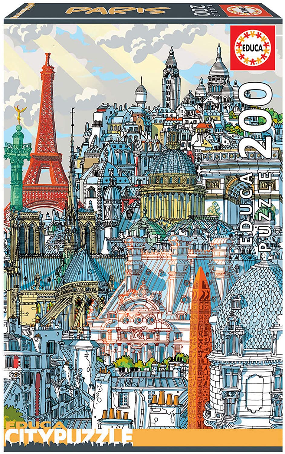Пъзел Educa от 200 части - Париж