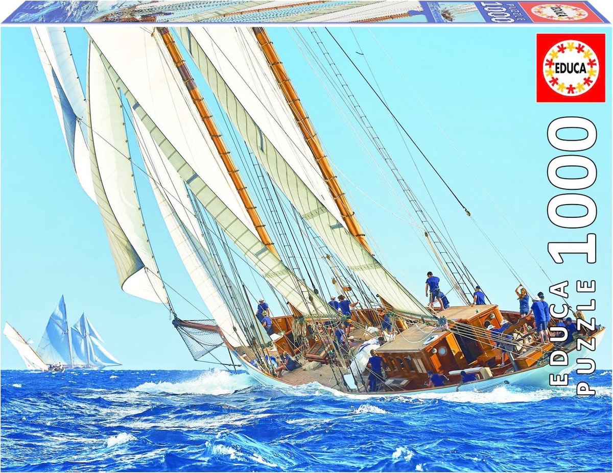 Пъзел Educa от 1000 части - Платноходка