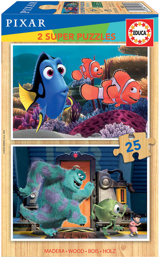 Пъзел Educa от 2 x 25 части - Търсенето на Немо, Таласъми ООД