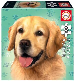 Пъзел Educa от 100 части - Голдън ретривър