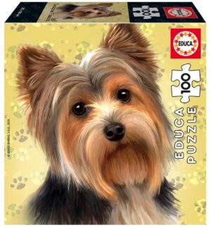 Пъзел Educa от 100 части - Йоркшийрски териер