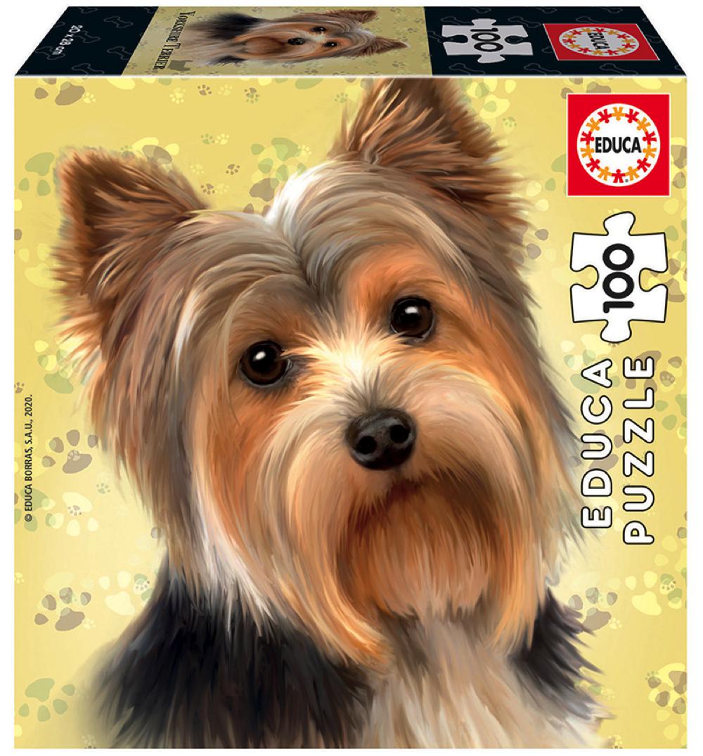 Пъзел Educa от 100 части - Йоркшийрски териер