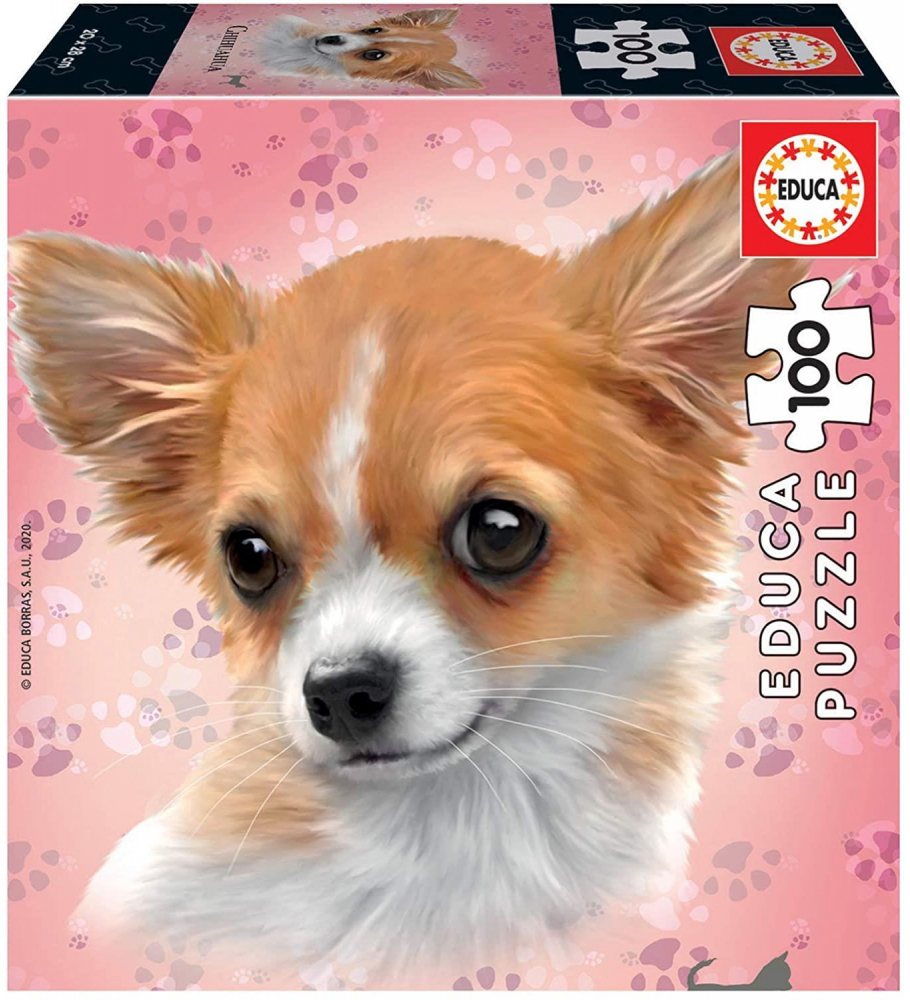 Пъзел Educa от 100 части - Чихуахуа