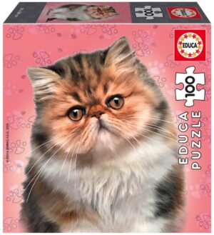 Пъзел Educa от 100 части - Персийска котка