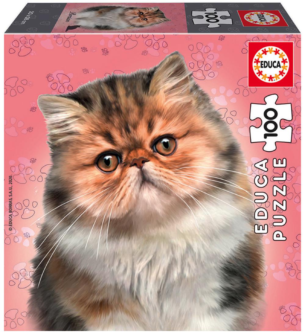 Пъзел Educa от 100 части - Персийска котка
