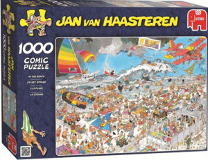 Пъзел Jumbo от 1000 части - На плажа, Ян ван Хаастерен